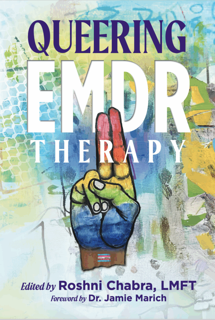 The book cover for Queering EMDR.